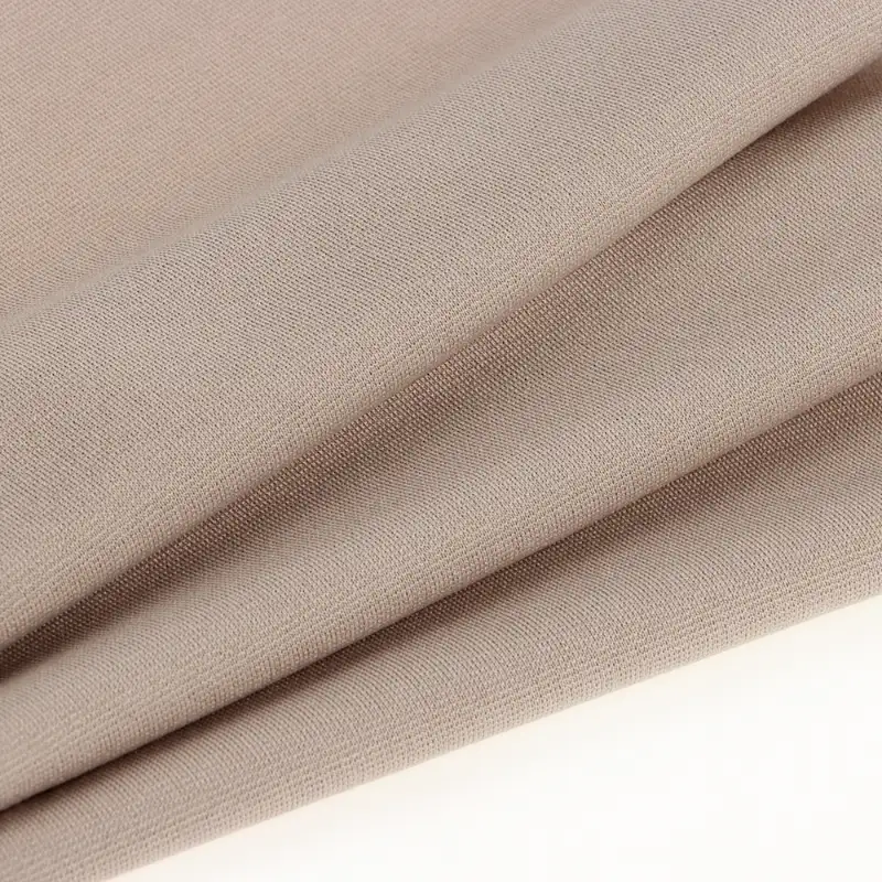 China Fabric for Blazer,Suit Trouser,Waistcoat Ponte Roma Knit Fabric Polyester Khaki color buy from China wholesaler bulk order at wholesale price free worldwide shipping Alibaba