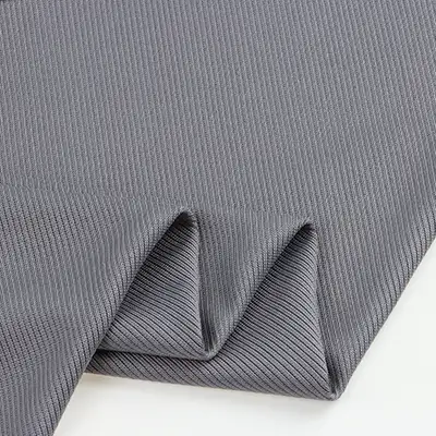 China Fabric for Crop Top,Hoodie,Tank Top Rib Knit Fabric Polyester Spandex Grey color buy from China wholesaler bulk order at wholesale price free worldwide shipping Alibaba