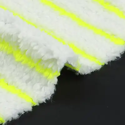 China Fabric for Overcoat,Bomber Jacket,Trench Coat Sherpa Knit Fabric Polyester yellow and white color buy from China wholesaler bulk order at wholesale price free worldwide shipping Alibaba