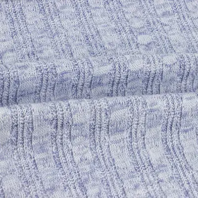 Rib 90%Polyester 10%Rayon 210 blue