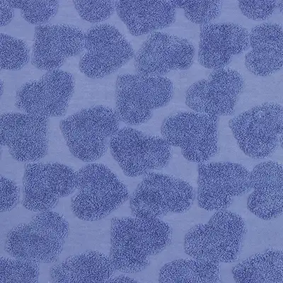 Towel Fabric 76%Polyester 24%Rayon 310 BLUE