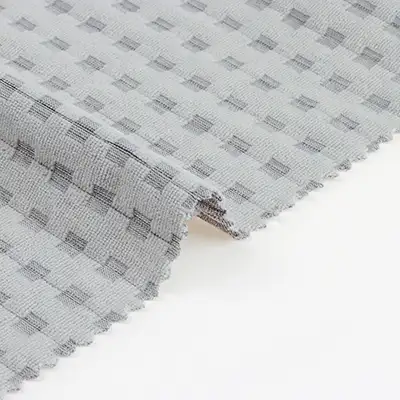 Weft Jacquard 95%Polyester 5%Spandex 200 cationic