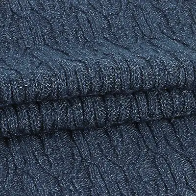 Mossy Yarn 55%Cotton 45%Recycled Polyester 1/27SNm blue