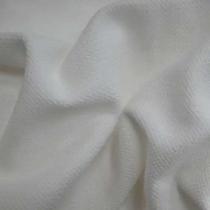 Weft Jacquard 100%Cotton 260 White