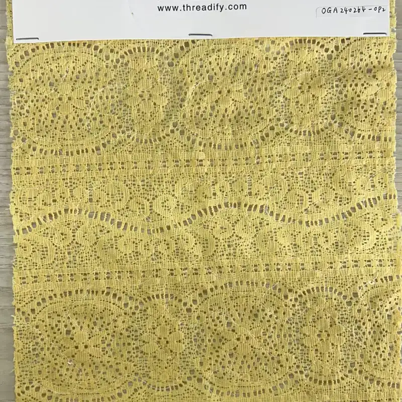 Lace 60%Cotton 40%Nylon 170 Yellow