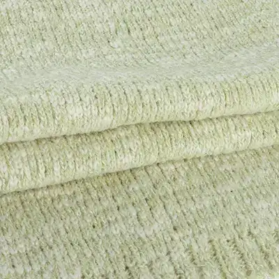 Slub Yarn 64%Cotton 36%Polyester 1/6.4SNm LT GREEN