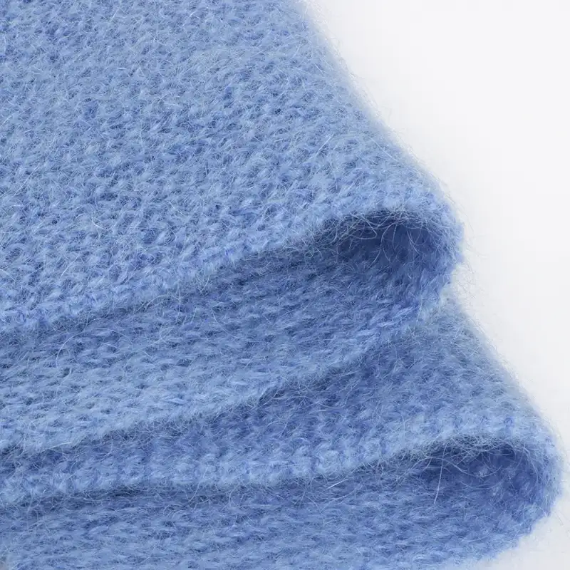 China Yarn for Polo T-shirt (Sweater),Crew Neck Pullover (Sweater),Half-Zipper Cardigan (Sweater) Mossy Yarn Fancy Yarn Wool Nylon Mohair blue color buy from China wholesaler bulk order at wholesale price free worldwide shipping Alibaba