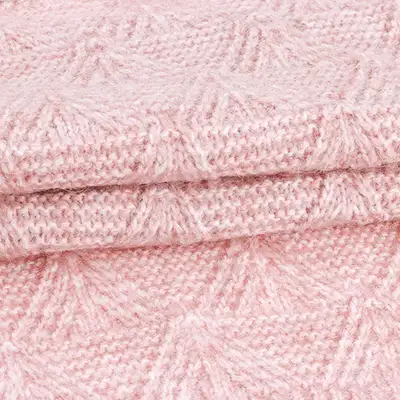 Air Spun Yarn 10%Nylon 87%Recycled Polyester 3%Wool 1/5.8SNm pink