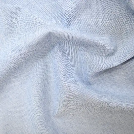 India Fabric for Pants,Blazer,Chino Cotton YD Chambray Natural Woven Fabric Cotton Blue color buy from India wholesaler bulk order at wholesale price free worldwide shipping Alibaba