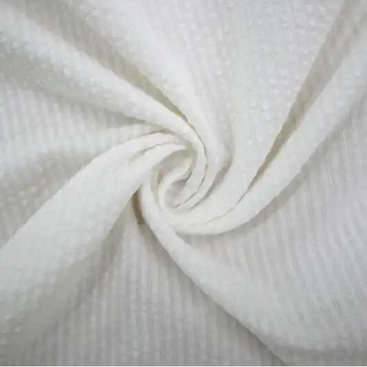 India Fabric  Cotton Seersucker Natural Woven Fabric White color buy in India wholesaler bulk order at wholesale price free worldwide shipping Alibaba