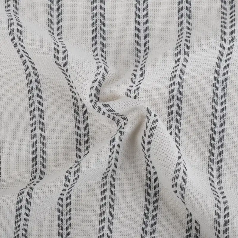 Bangladesh Fabric for Shirt,Crop Top,Skirt Cotton Dobby Natural Woven Fabric BCI Cotton White and Black color buy from Bangladesh wholesaler bulk order at wholesale price free worldwide shipping Alibaba