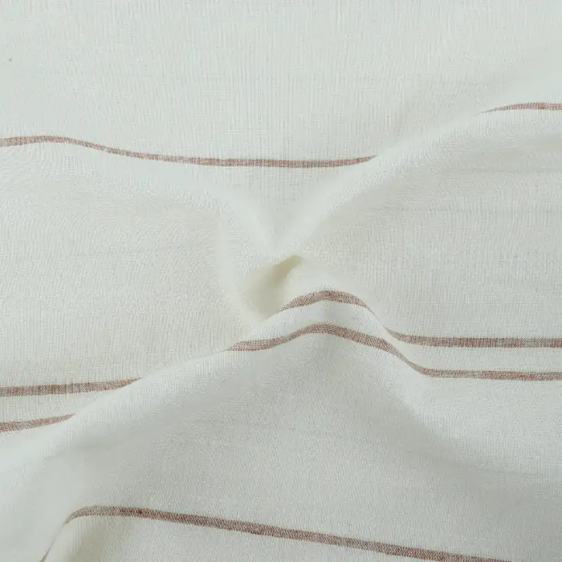 Bangladesh Fabric  Linen/Cotton Plain Natural Woven Fabric off White and Brown Print color buy in Bangladesh wholesaler bulk order at wholesale price free worldwide shipping Alibaba