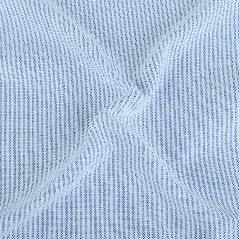 Bangladesh Fabric for Blouse,Skirt,Crop Top Cotton Poplin Natural Woven Fabric Cotton White Blue color buy from Bangladesh wholesaler bulk order at wholesale price free worldwide shipping Alibaba