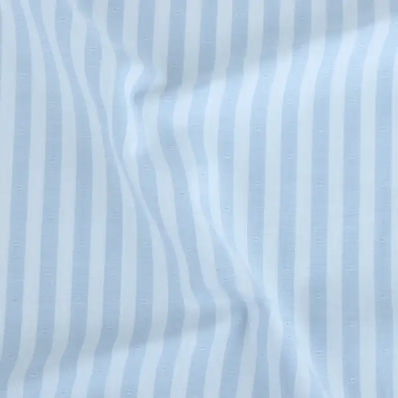 Bangladesh Fabric for Shirt,Crop Top,Skirt Cotton Dobby Natural Woven Fabric Cotton Blue White color buy from Bangladesh wholesaler bulk order at wholesale price free worldwide shipping Alibaba