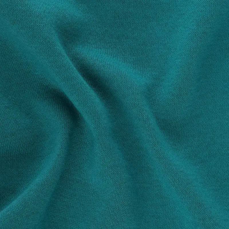 China Fabric for Jacket,Joggers,Hoodie,Outdoor Jacket Fleece Knit Fabric Cotton Polyester Green color buy from China wholesaler bulk order at wholesale price free worldwide shipping Alibaba