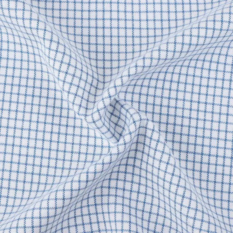 Bangladesh Fabric for Shirt,Crop Top,Skirt,Over Shirt Cotton YD Oxford Natural Woven Fabric Viscose Cotton Spandex White And Blue color buy from Bangladesh wholesaler bulk order at wholesale price free worldwide shipping Alibaba