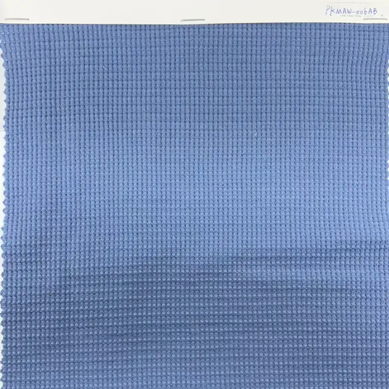 China Fabric  Waffle Knit Fabric Blue color buy in China wholesaler bulk order at wholesale price free worldwide shipping Alibaba