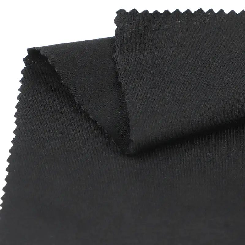 China Fabric  Single Jersey Knit Fabric Black color buy in China wholesaler bulk order at wholesale price free worldwide shipping Alibaba