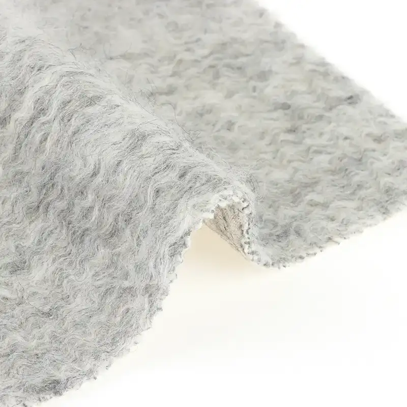 China Fabric  Knit Woolen Fabric Woolen Grey color buy in China wholesaler bulk order at wholesale price free worldwide shipping Alibaba