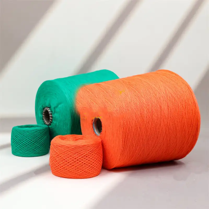 China Yarn for Sweaters Ring Spun Regular Yarn green color buy in China wholesaler bulk order at wholesale price free worldwide shipping Alibaba