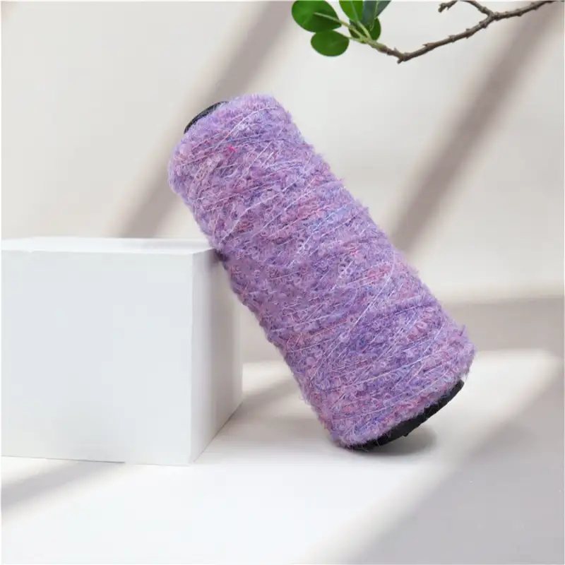 China Yarn for Sweaters Boucle Yarn Fancy Yarn purple color buy in China wholesaler bulk order at wholesale price free worldwide shipping Alibaba