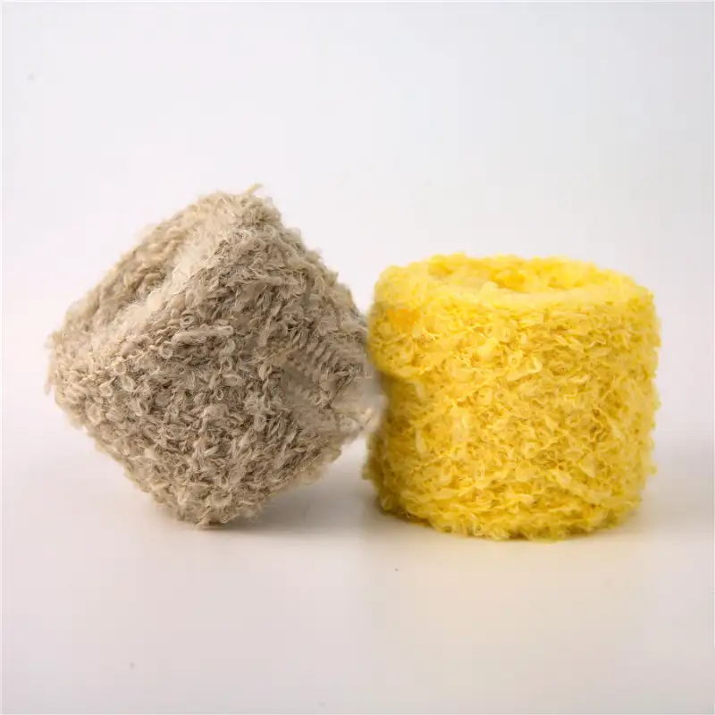 China Yarn for Sweaters Boucle Yarn Fancy Yarn yellow color buy in China wholesaler bulk order at wholesale price free worldwide shipping Alibaba