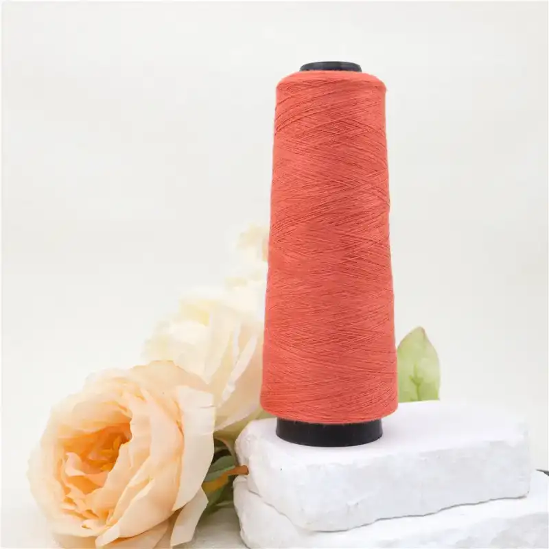 China Yarn for Sweaters Core Spun Yarn Regular Yarn orange color buy in China wholesaler bulk order at wholesale price free worldwide shipping Alibaba