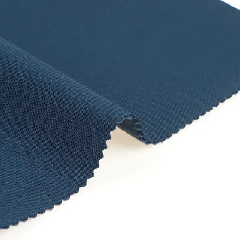 China Fabric  Four Stretch Woven Bonded With Polar Fleece Synthetic Woven Fabric Dark Navy color buy in China wholesaler bulk order at wholesale price free worldwide shipping Alibaba