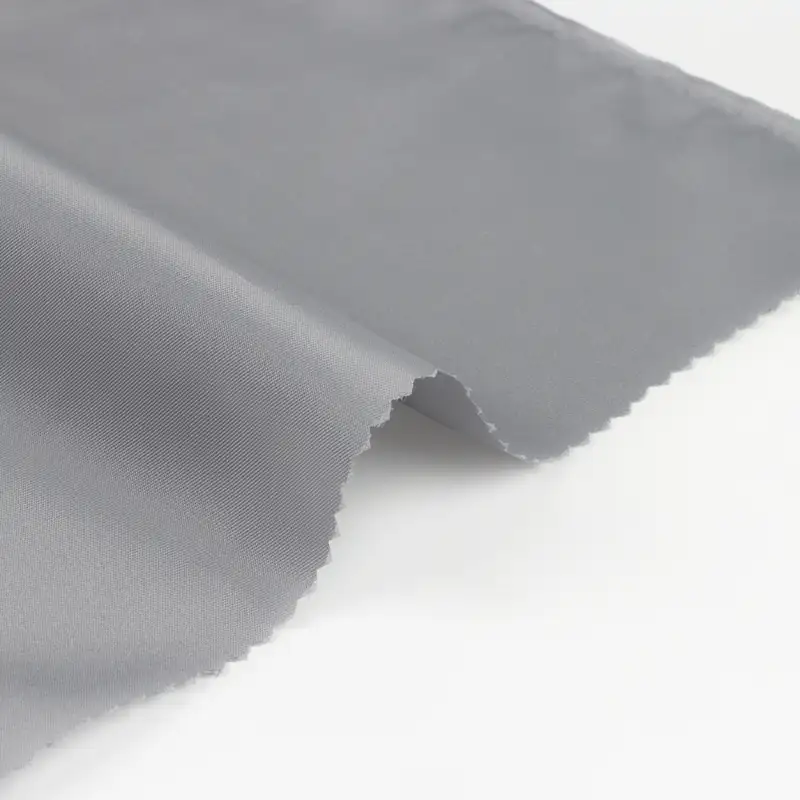 China Fabric  Polyester Taffeta Synthetic Woven Fabric Grey color buy in China wholesaler bulk order at wholesale price free worldwide shipping Alibaba