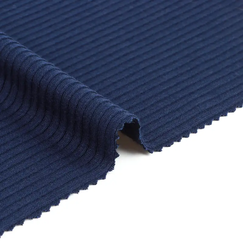 China Fabric for Blazer,Suit Trouser,Waistcoat Ponte Roma Knit Fabric Polyester Rayon Spandex Blue color buy from China wholesaler bulk order at wholesale price free worldwide shipping Alibaba