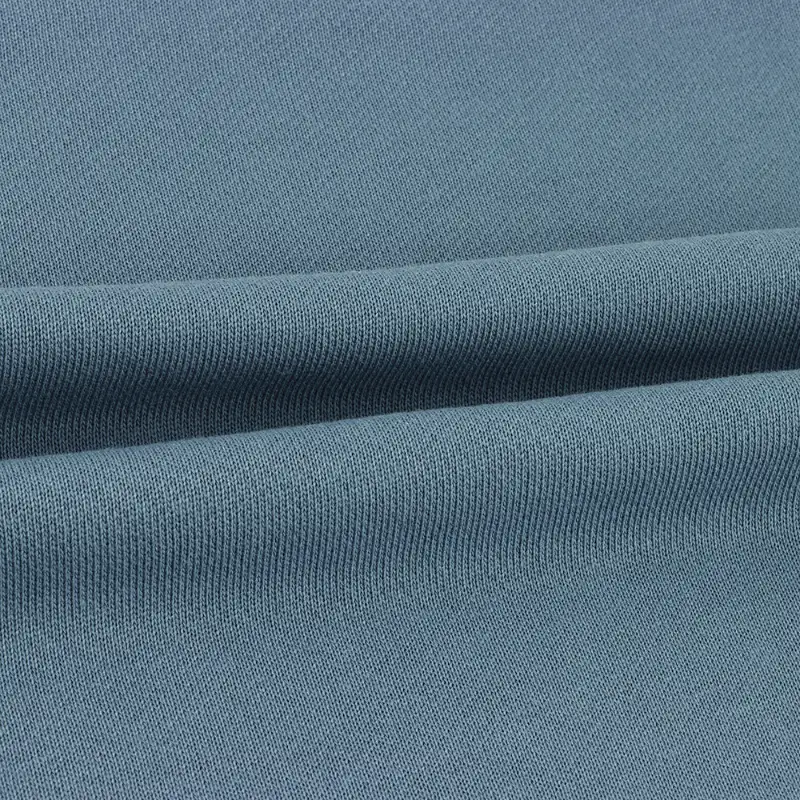 China Fabric  French Terry Knit Fabric Blue color buy in China wholesaler bulk order at wholesale price free worldwide shipping Alibaba