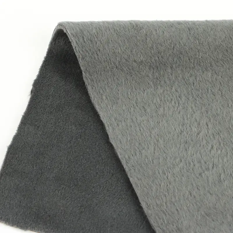 China Fabric for Loungewear,Hoodie,Sweatshirt Super Soft Velour Knit Fabric Polyester Spandex Grey color buy from China wholesaler bulk order at wholesale price free worldwide shipping Alibaba