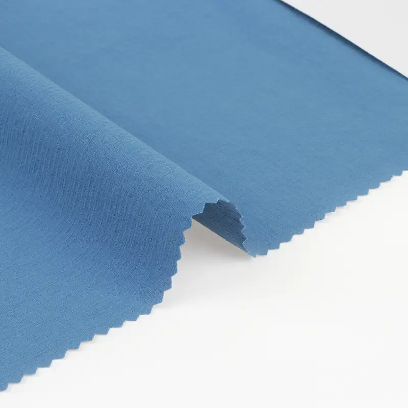 China Fabric for Jacket,Tracksuits,Hoodie Four Stretch Nylon Woven Fabric Synthetic Woven Fabric Nylon Blue color buy from China wholesaler bulk order at wholesale price free worldwide shipping Alibaba