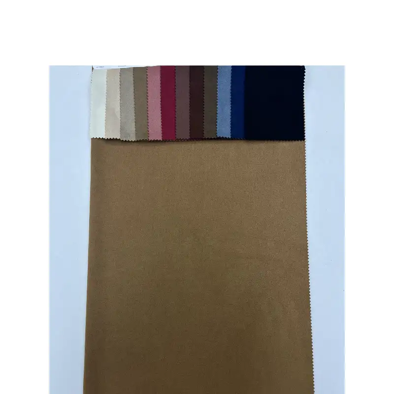 China Fabric  Weft Suede Knit Fabric 浅棕 color buy in China wholesaler bulk order at wholesale price free worldwide shipping Alibaba