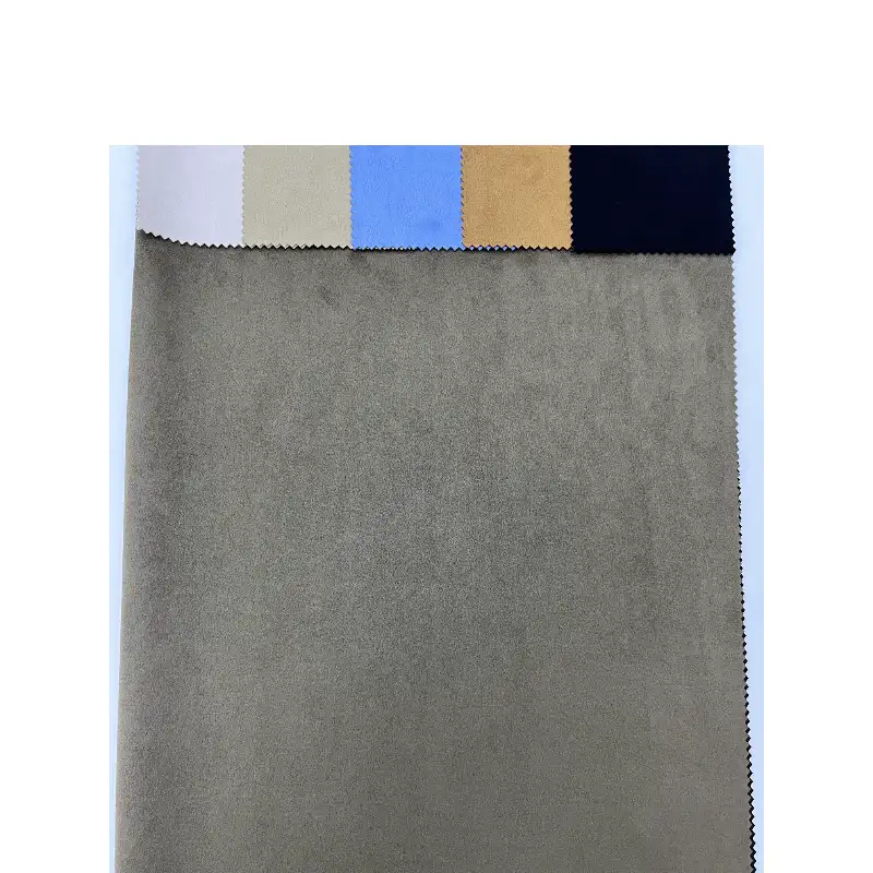 China Fabric for Jacket,Pants,Blazer Weft Suede Knit Fabric Polyester Elastane 军绿 color buy from China wholesaler bulk order at wholesale price free worldwide shipping Alibaba