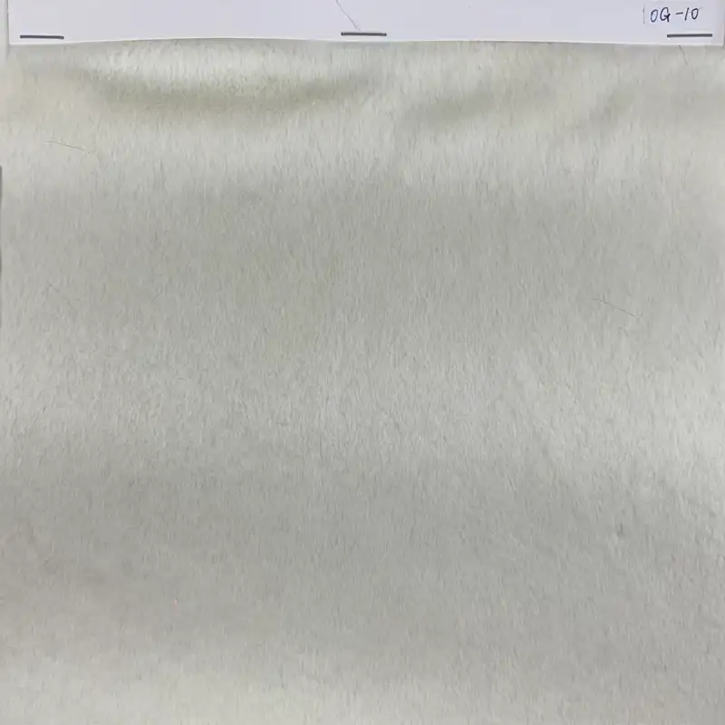 China Fabric  Warp Suede Knit Fabric Polyester Brown and white color buy from China wholesaler bulk order at wholesale price free worldwide shipping Alibaba