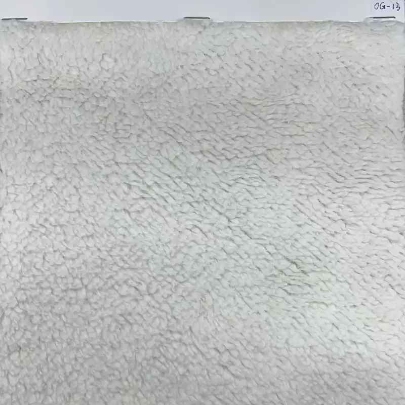 China Fabric  Warp Suede Knit Fabric Polyester Brown and white color buy from China wholesaler bulk order at wholesale price free worldwide shipping Alibaba