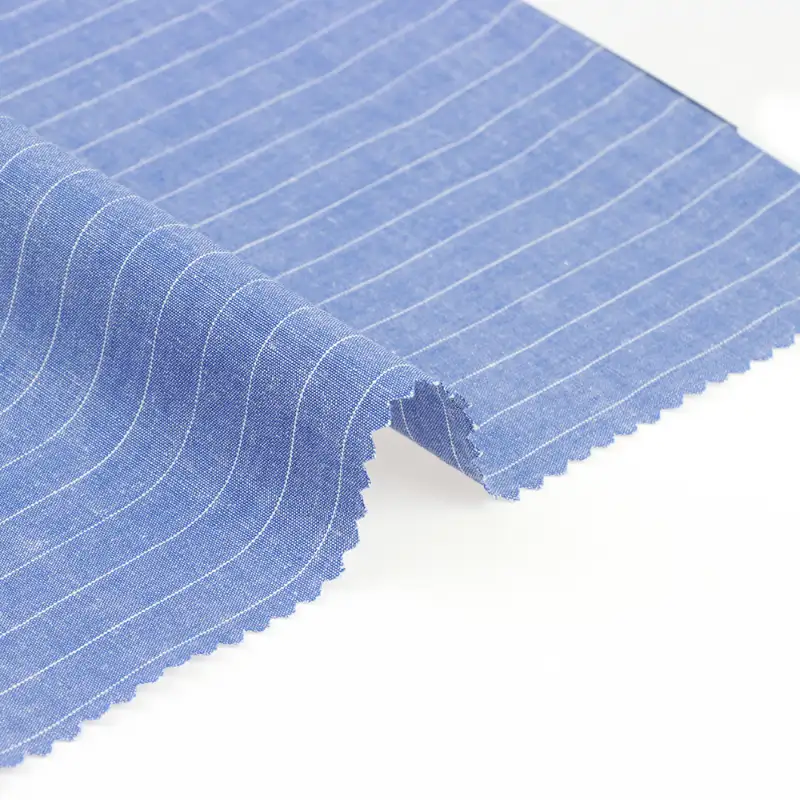 China Fabric  Linen/Cotton Plain Natural Woven Fabric Cotton Linen Blue color buy from China wholesaler bulk order at wholesale price free worldwide shipping Alibaba