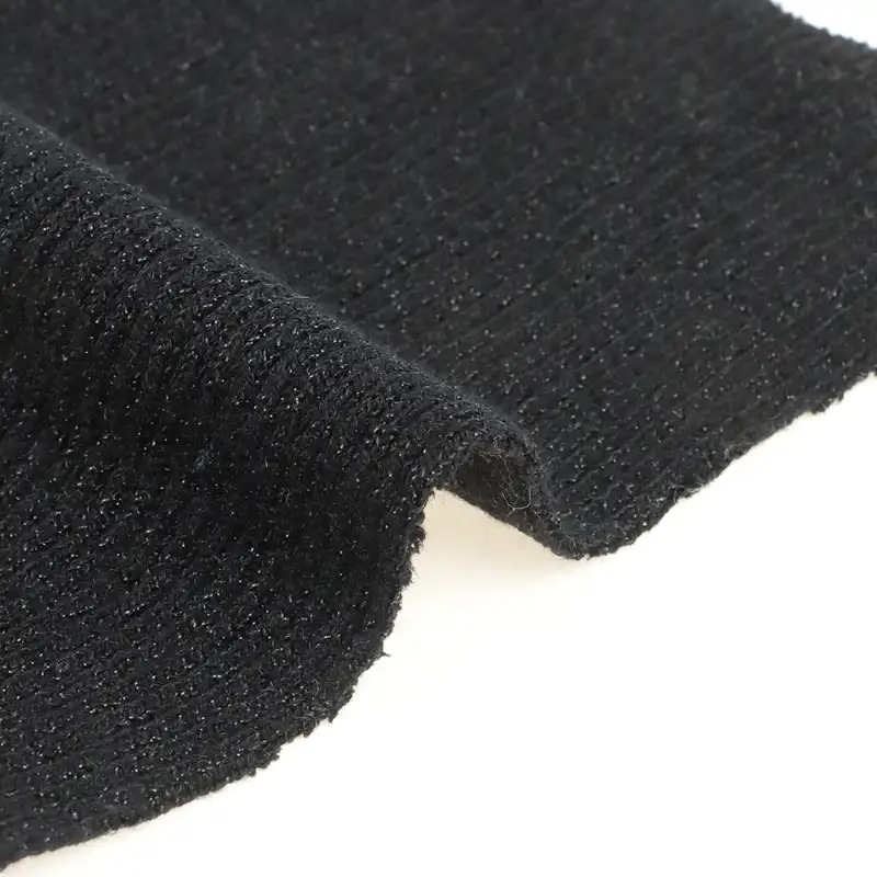 China Yarn for Knitted Jacket (Sweater),Hoodie  (Sweater),Half-Zipper Cardigan (Sweater) Twisted Yarn Twisted Yarn Viscose PBT Nylon BLACK+LUREX color buy from China wholesaler bulk order at wholesale price free worldwide shipping Alibaba