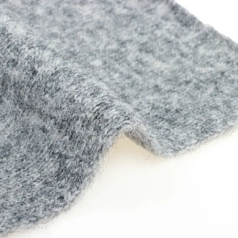 China Yarn for Open Cardigan (Sweater),Hoodie  (Sweater),Round Neck Pullover (Sweater) Mossy Yarn Fancy Yarn Recycled Polyester Nylon RWS Wool GREY color buy from China wholesaler bulk order at wholesale price free worldwide shipping Alibaba