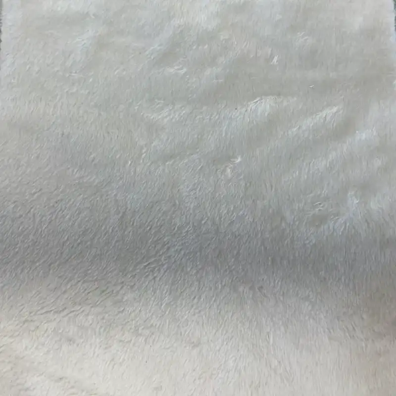 China Fabric  Fleece Knit Fabric Polyester White color buy from China wholesaler bulk order at wholesale price free worldwide shipping Alibaba