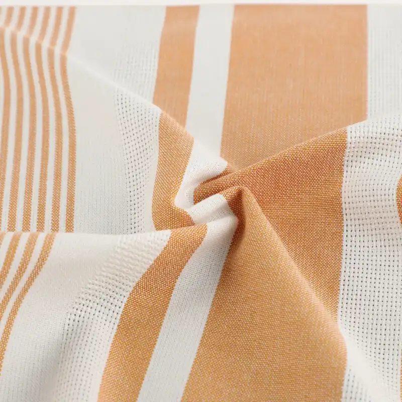 Bangladesh Fabric  Cotton Dobby Natural Woven Fabric Cotton Orange/White color buy from Bangladesh wholesaler bulk order at wholesale price free worldwide shipping Alibaba