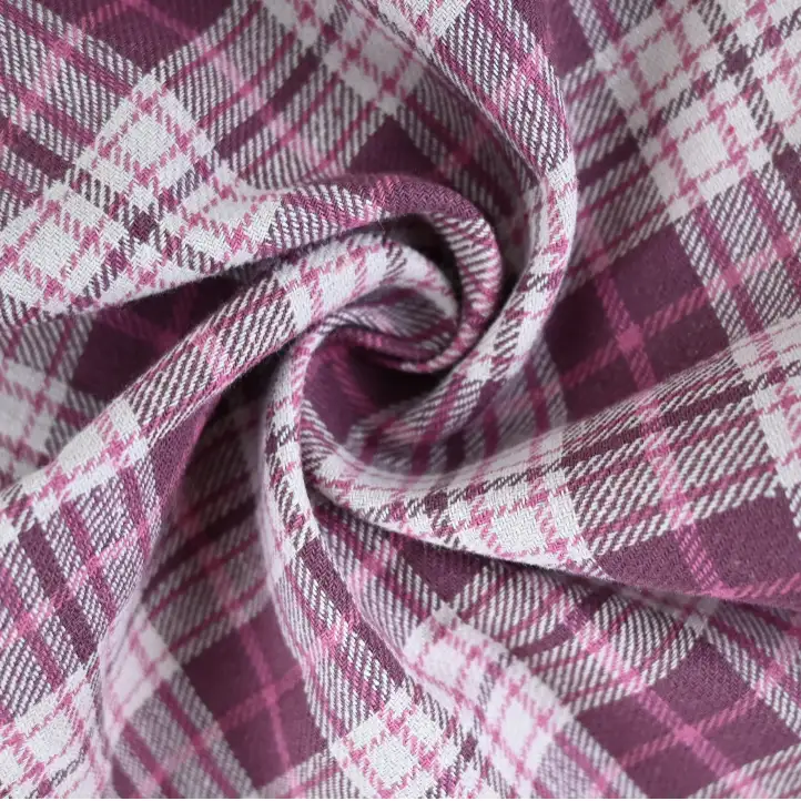 India Fabric  Cotton YD Flannel Natural Woven Fabric Cotton Checks color buy from India wholesaler bulk order at wholesale price free worldwide shipping Alibaba