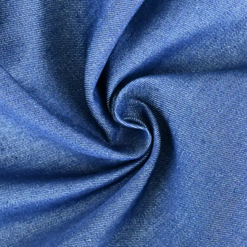 India Fabric for Shirt,Crop Top,Skirt,Over Shirt Tencel/Cotton Twill Natural Woven Fabric Cotton Tencel Indigo color buy from India wholesaler bulk order at wholesale price free worldwide shipping Alibaba