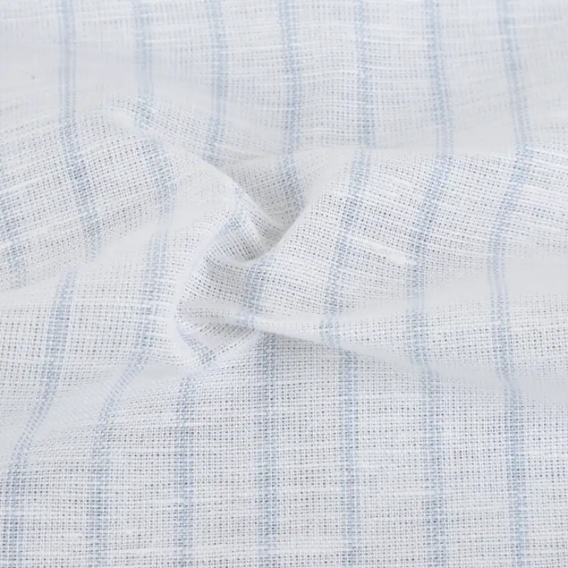 Bangladesh Fabric for Shirt,Crop Top,Skirt,Over Shirt Linen/Cotton YD Plain Natural Woven Fabric Linen Cotton YD STRIPE color buy from Bangladesh wholesaler bulk order at wholesale price free worldwide shipping Alibaba