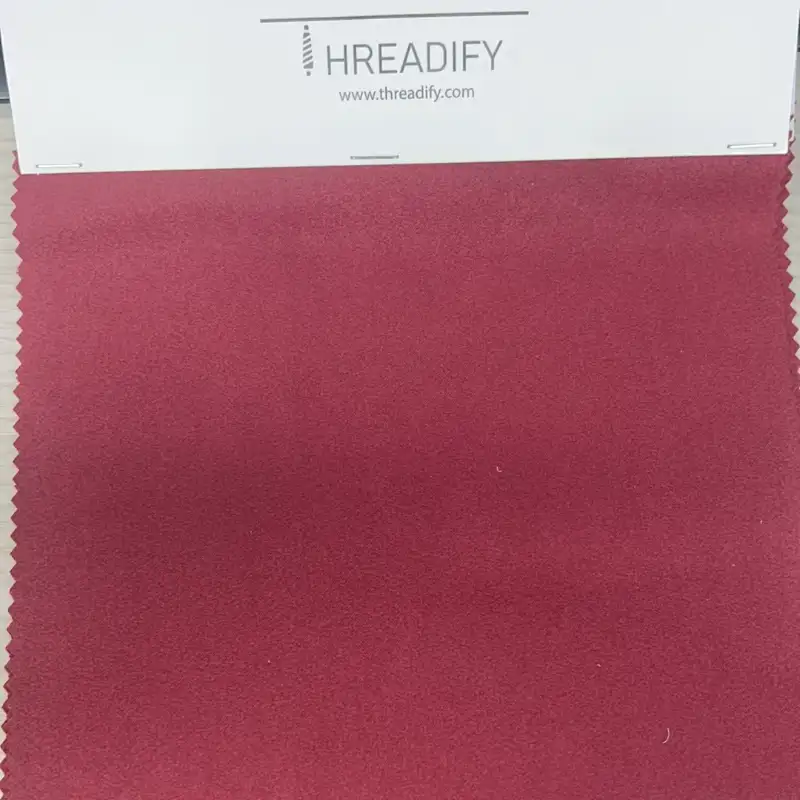 China Fabric  Polyester Satin Synthetic Woven Fabric Polyester Red color buy from China wholesaler bulk order at wholesale price free worldwide shipping Alibaba