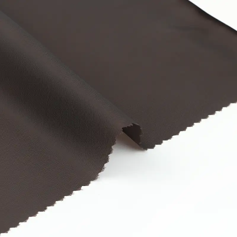 China Fabric  Polyester Taffeta Synthetic Woven Fabric Polyester Brown color buy from China wholesaler bulk order at wholesale price free worldwide shipping Alibaba