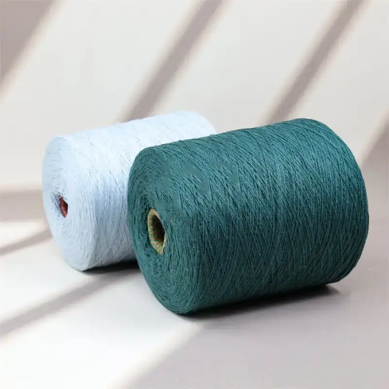 China Yarn for Open Cardigan (Sweater),Round Neck Pullover (Sweater),Hoodie  (Sweater) Ring Spun Regular Yarn Cotton blue color buy from China wholesaler bulk order at wholesale price free worldwide shipping Alibaba