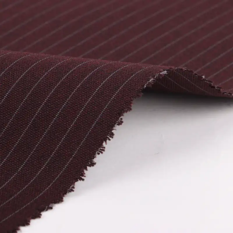 China Fabric  Polyester/Rayon Twill Woven Blended Fabric Polyester Rayon Spandex Burgundy color buy from China wholesaler bulk order at wholesale price free worldwide shipping Alibaba