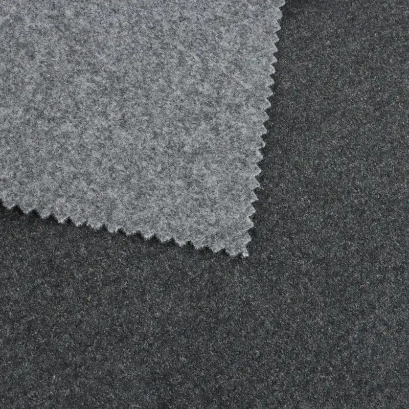 China Fabric for Hoodie,Blazer,Skirt Knit Woolen Fabric Woolen Polyester 黑灰 color buy from China wholesaler bulk order at wholesale price free worldwide shipping Alibaba